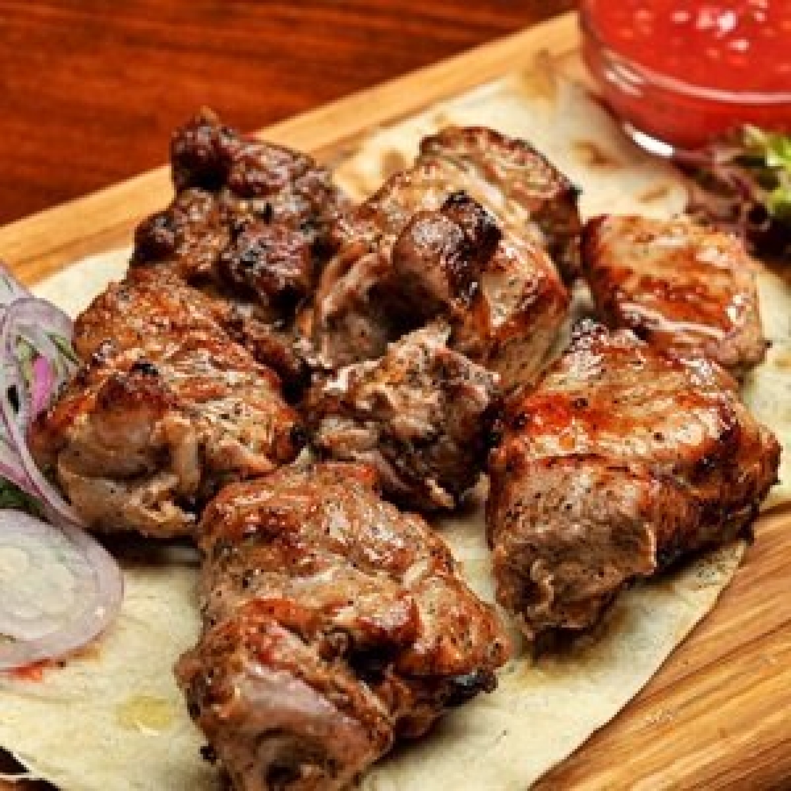 Шашлык из свиной шеи