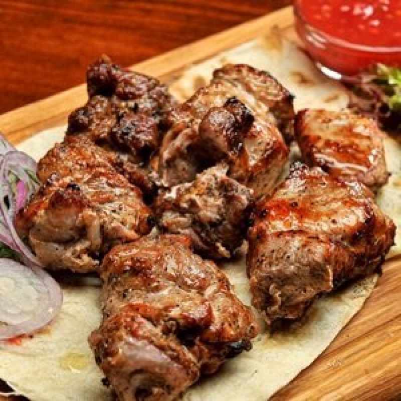 Шашлык из свиной шеи